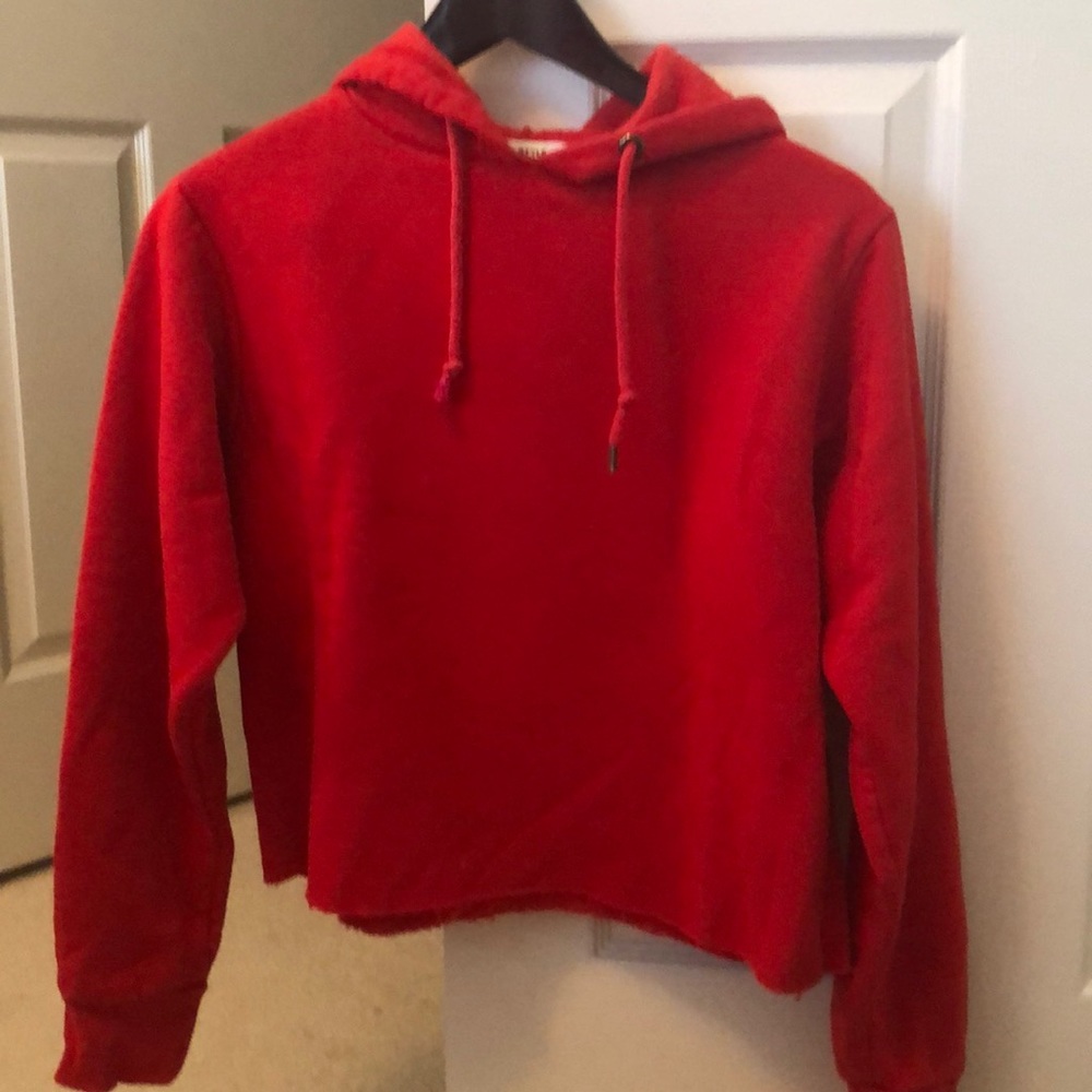 Red sweatshirt